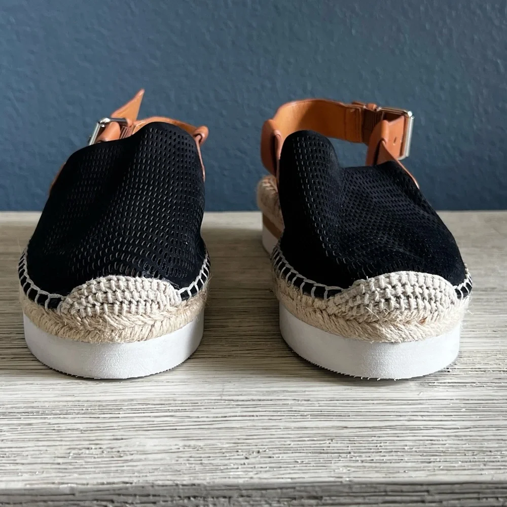 NWOT!!! Vince Camuto Black and Tan Espadrilles